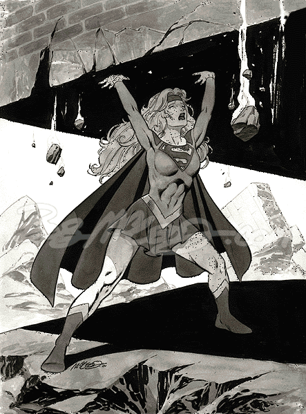 Supergirl ('01) 9" x 12"