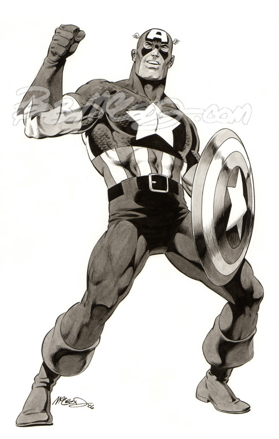 Cpt. America ('06) 11" x 17"