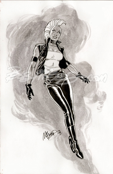 Storm 7" x 10" 2003 marker/brush/wash
